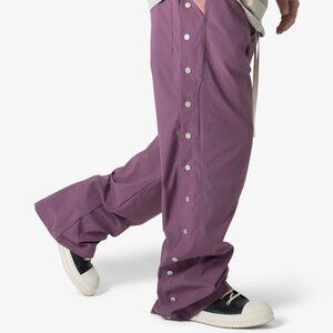 mnml Side Snap Nylon Pants - Mauve Size 30Mauve / 30